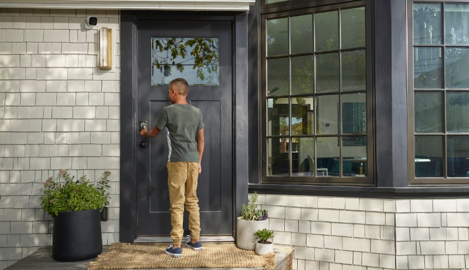 Vivint Smart Lock on home in Bakersfield